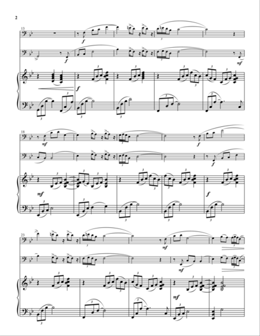 Nordic Suite Trombone scores gallery preview page 2