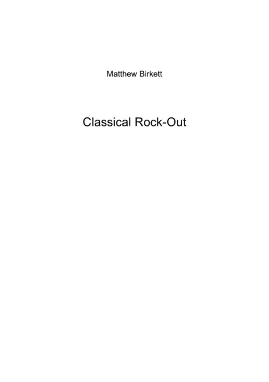 Classical Rock Out Brass Ensemble scores gallery preview page 1