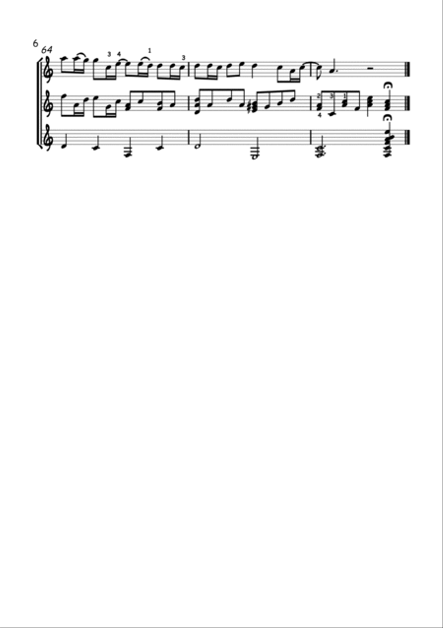 People Help The People Guitar Ensemble scores gallery preview page 6