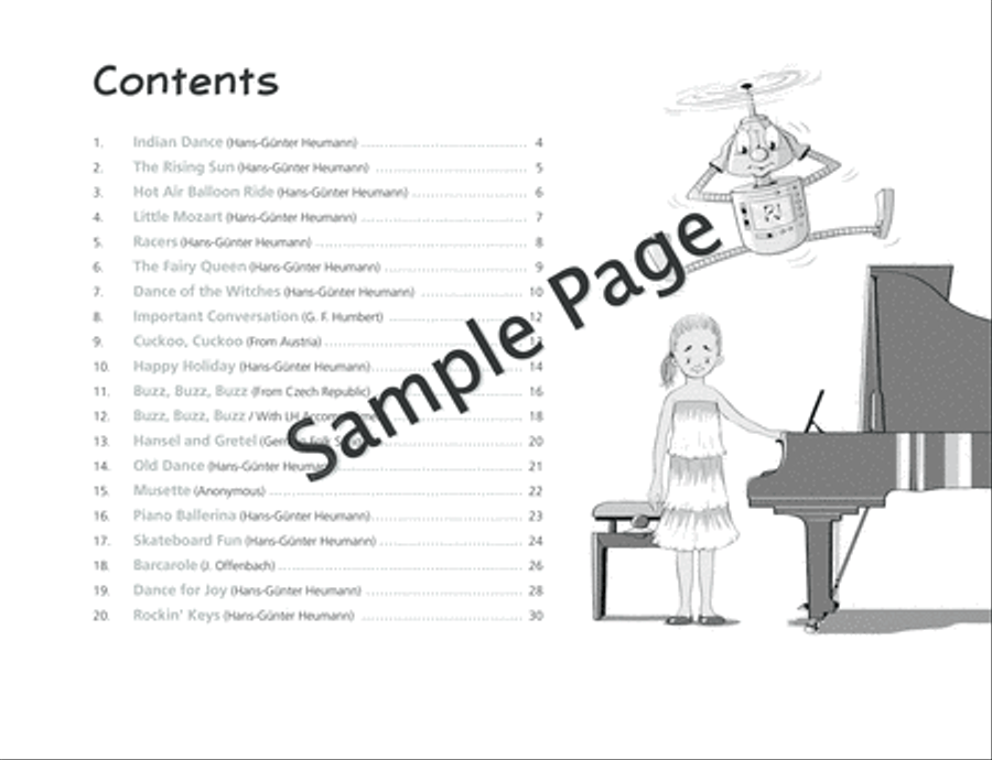 Piano Junior: Performance Book 1 Piano Method scores gallery preview page 4
