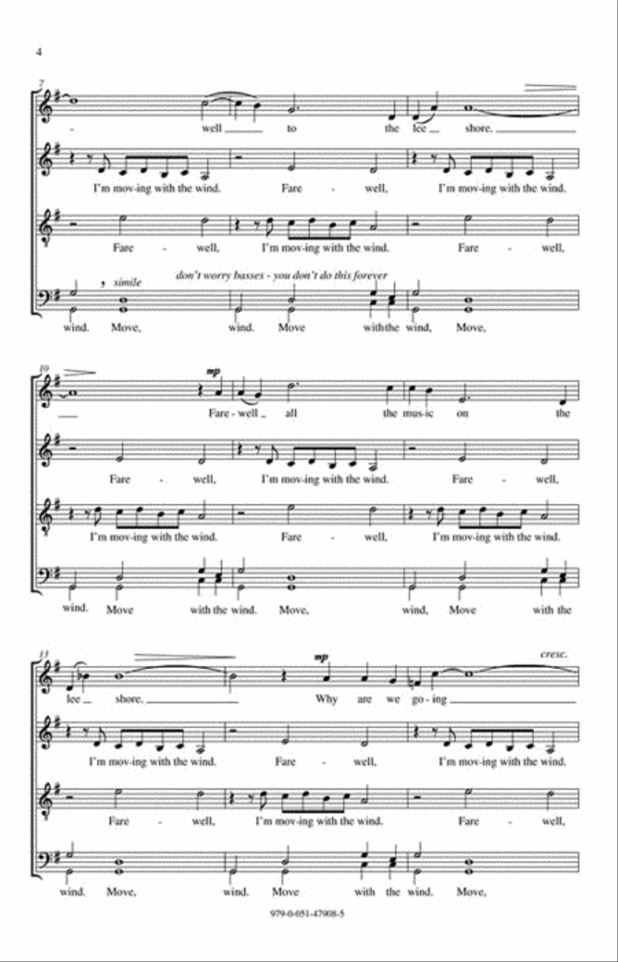 From the Lee Shore 4-Part scores gallery preview page 3