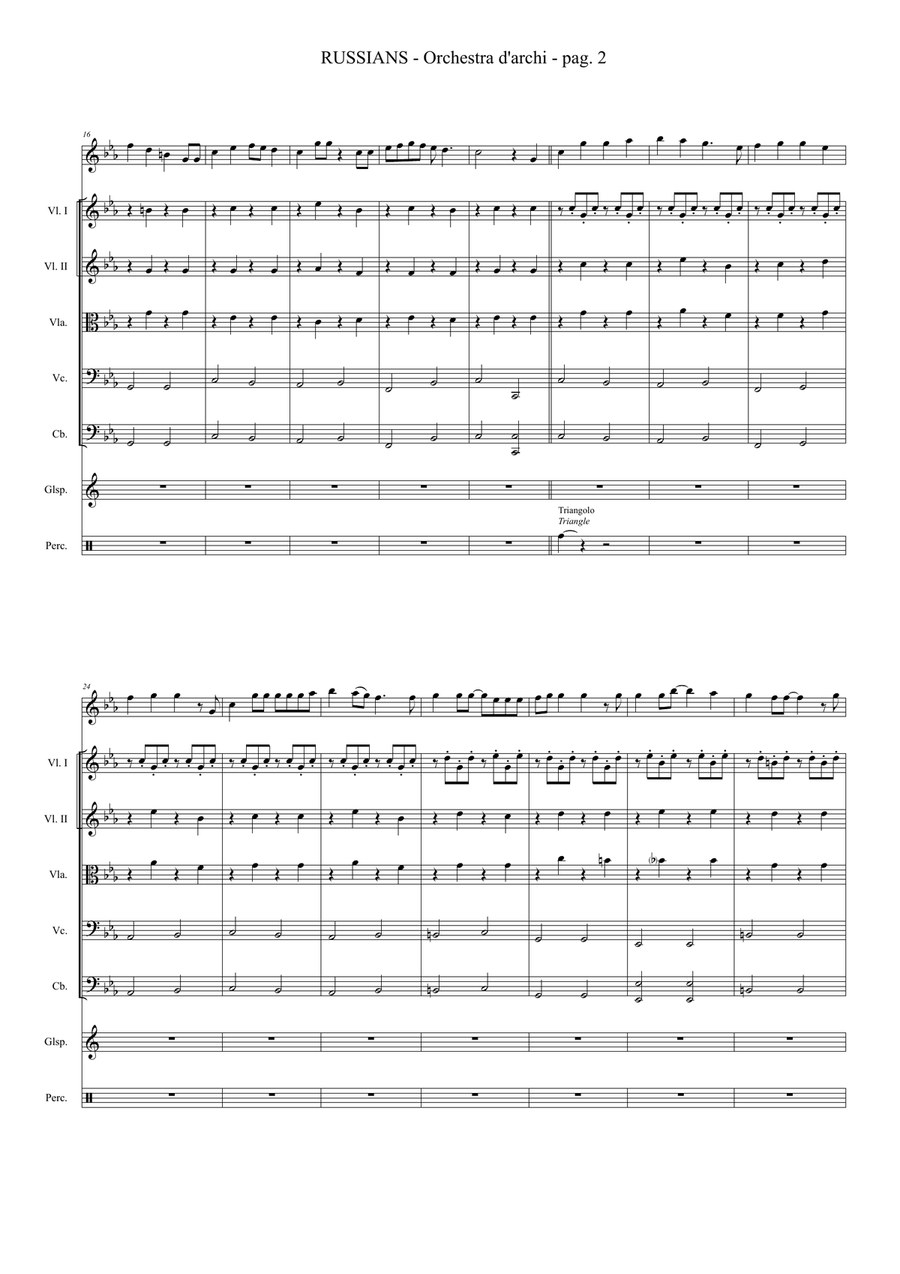 Russians String Orchestra scores gallery preview page 3