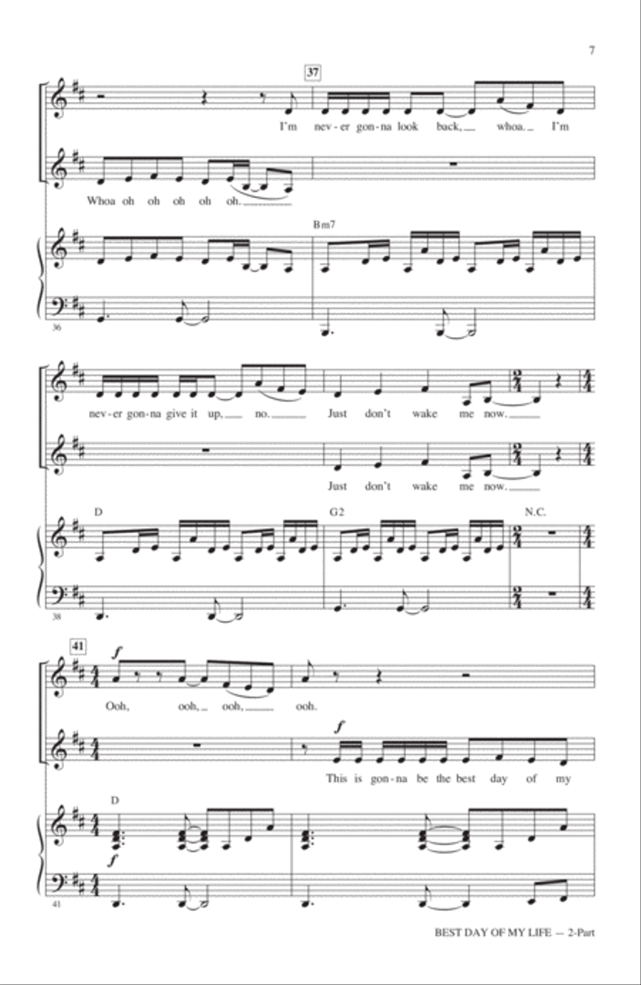 Best Day Of My Life Best Day Of My Life 2-Part scores gallery preview page 6