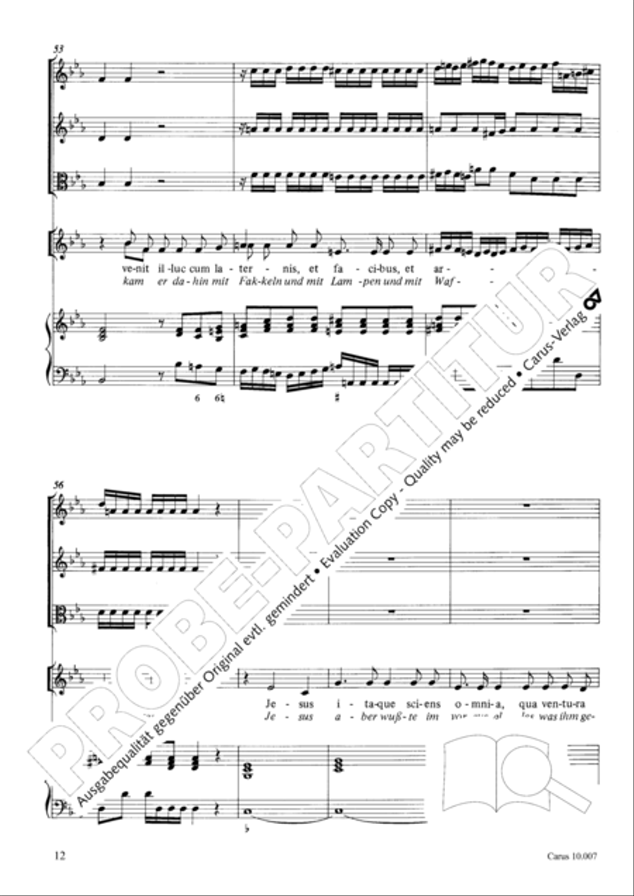 St. John Passion (Johannes-Passion) TB scores gallery preview page 13