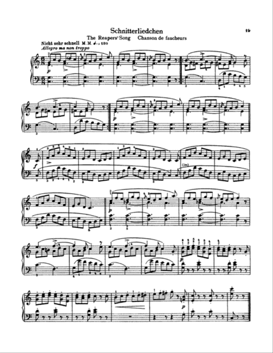 Schumann: Album for the Young, Op. 68 Piano Solo scores gallery preview page 1