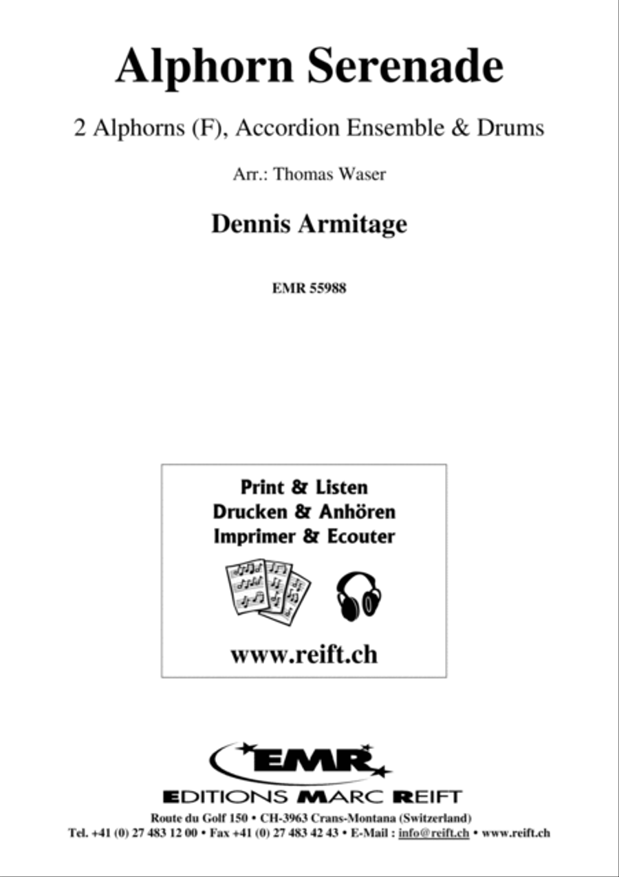 Alphorn Serenade Drums scores gallery preview page 2