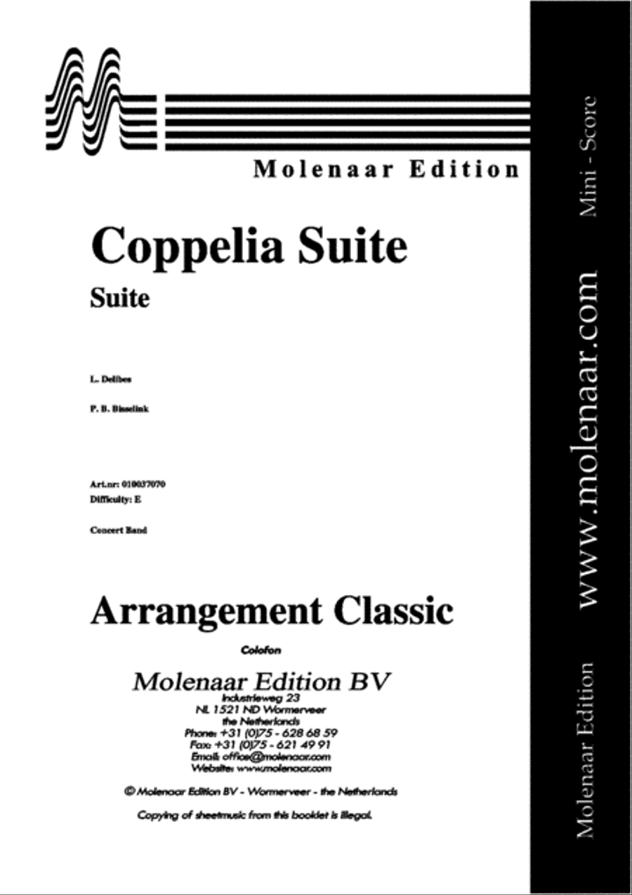 Coppelia Suite Coppelia Suite Concert Band scores gallery preview page 2