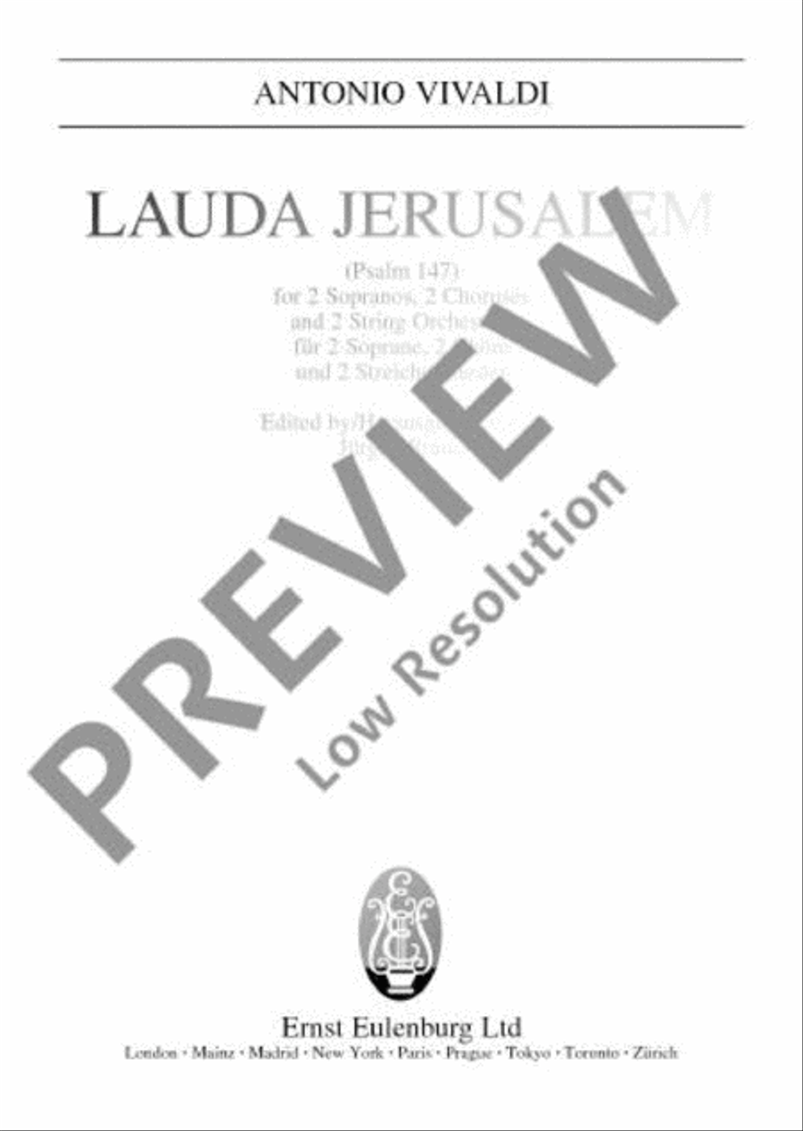Lauda Jerusalem Lauda Jerusalem Choir scores gallery preview page 2