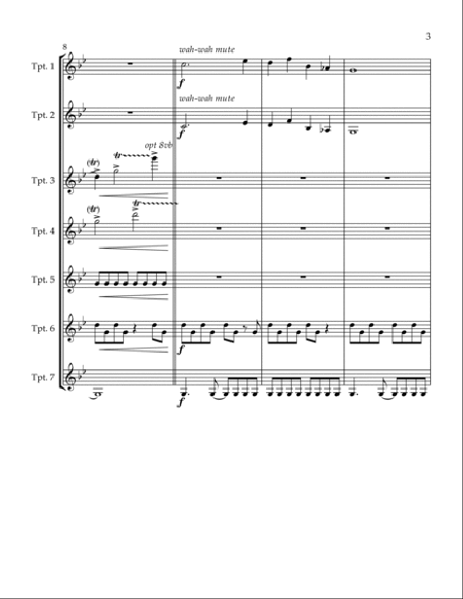 Rick And Morty Trumpet Solo scores gallery preview page 3
