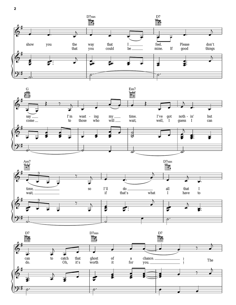 Till You Love Me Piano, Vocal, Guitar scores gallery preview page 2