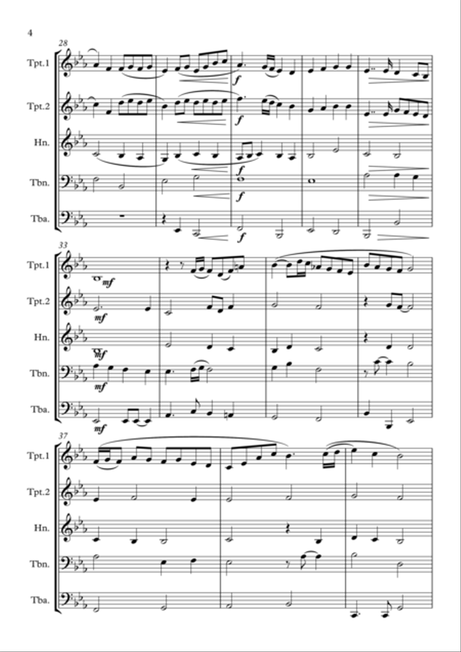Maybe Later Brass Ensemble scores gallery preview page 4