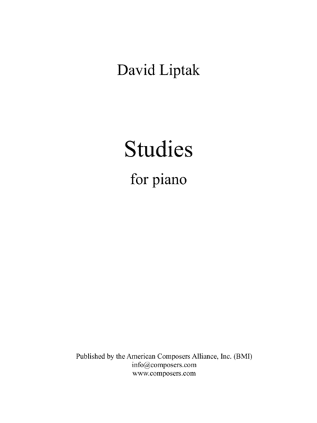 [Liptak] Studies