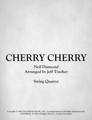 Book cover for Cherry, Cherry
