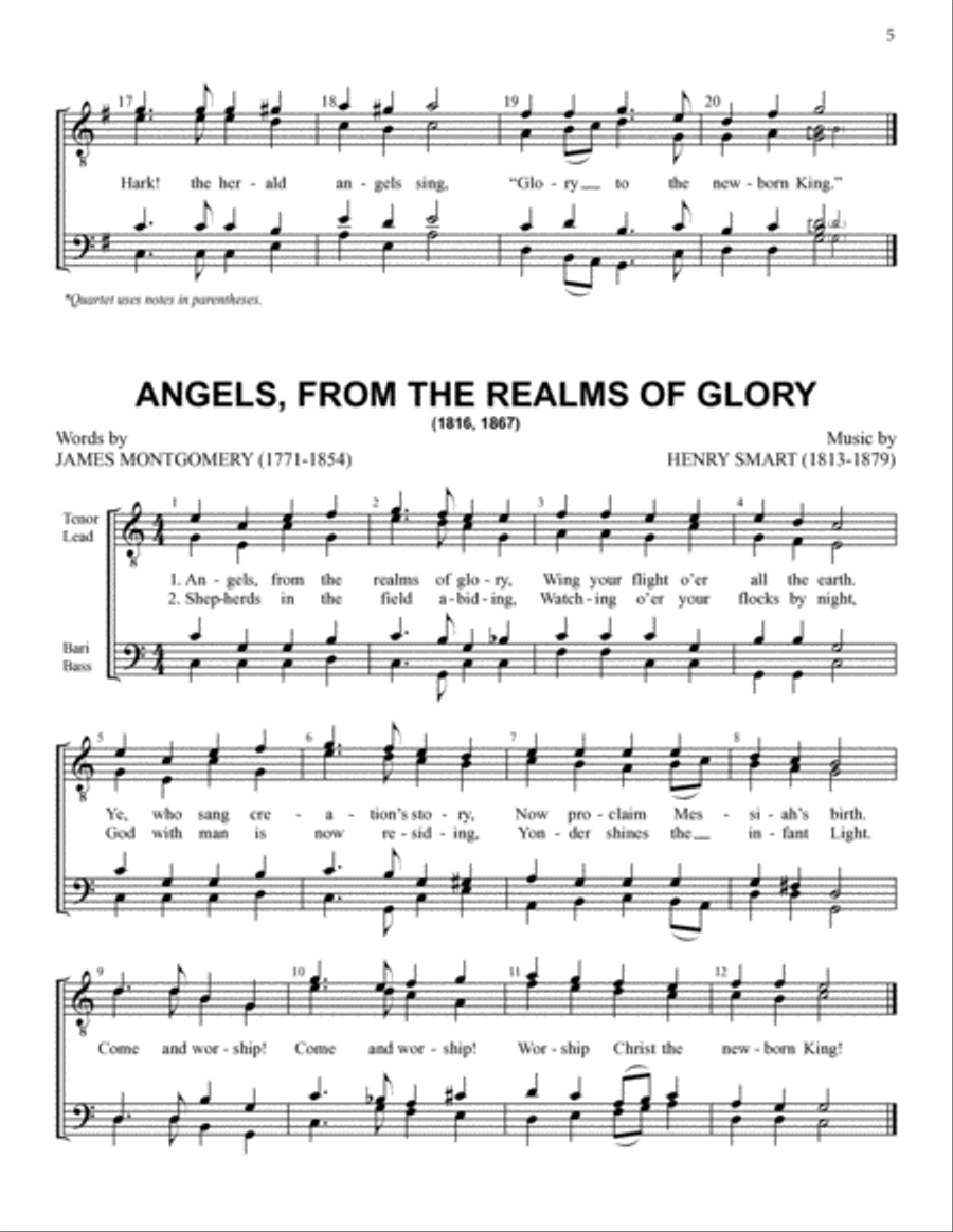 Yuletide Favorites (Volume I) TTBB scores gallery preview page 5