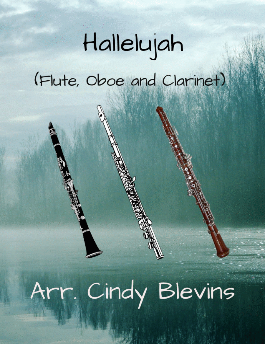 Hallelujah Woodwind Trio scores gallery preview page 1