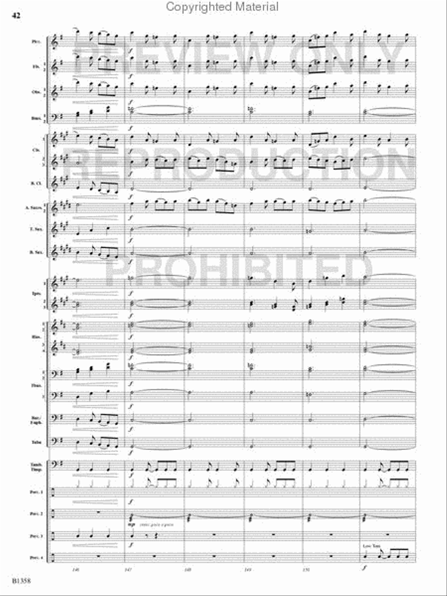 Three Celtic Dances Concert Band scores gallery preview page 41