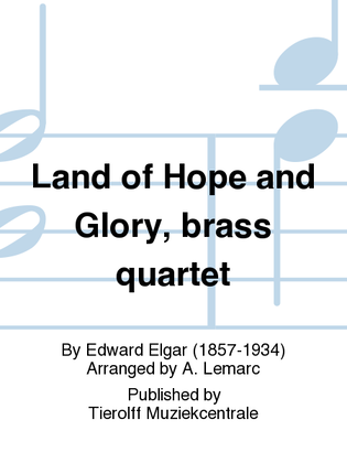 Land Of Hope And Glory, Brass Quartet