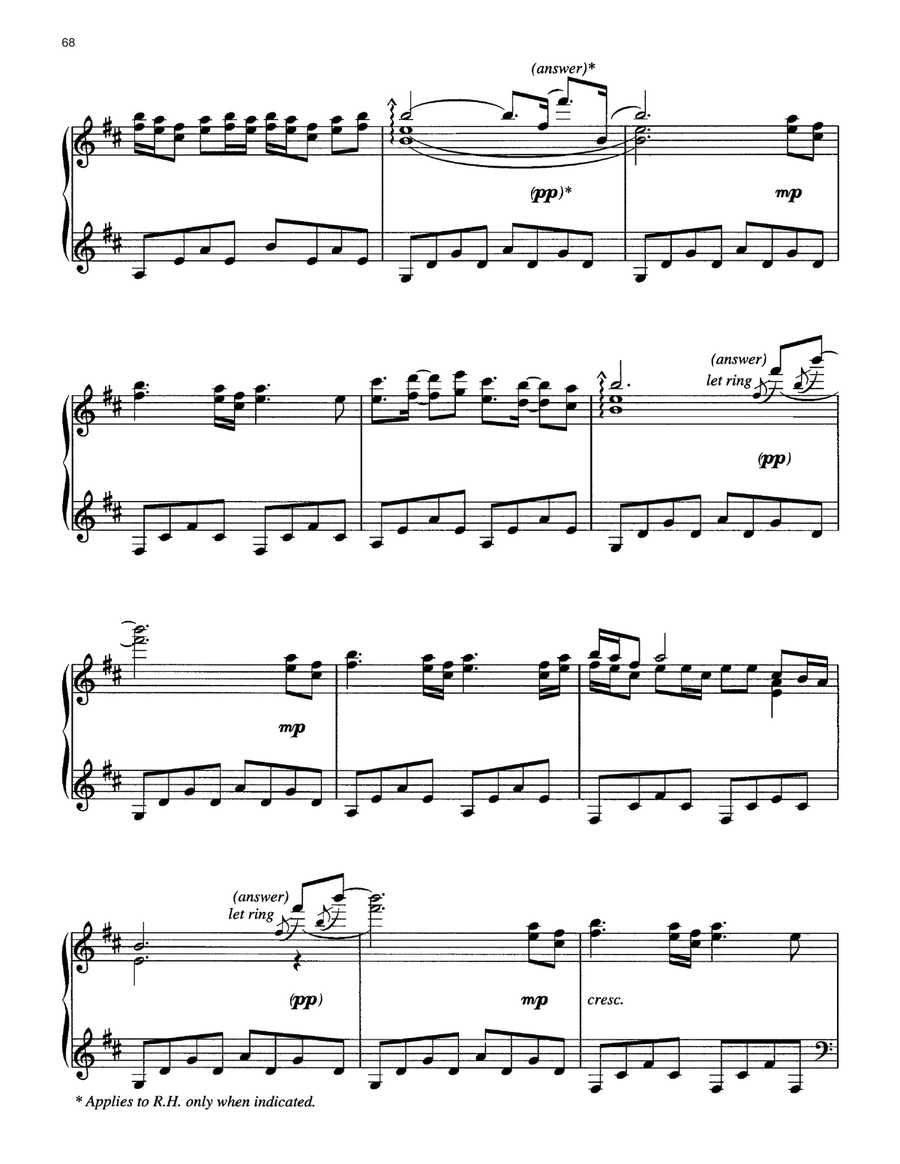 Nostalgia Piano Solo scores gallery preview page 3