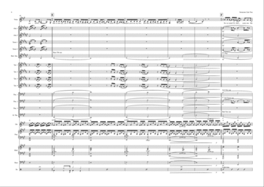 Someone Like You Saxophone scores gallery preview page 6