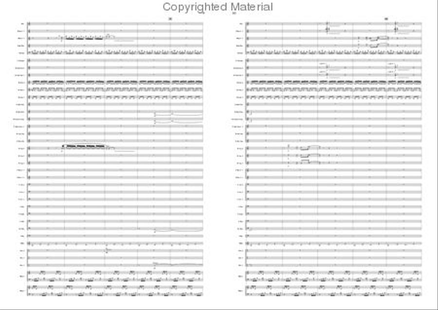 Variations on a Pentatonic Theme Concert Band scores gallery preview page 5