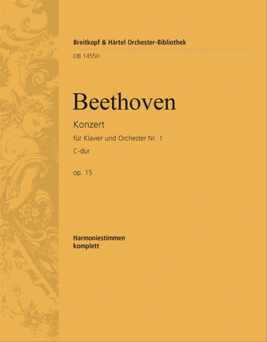 Piano Concerto No. 1 in C major Op. 15 Orchestra scores gallery preview page 1