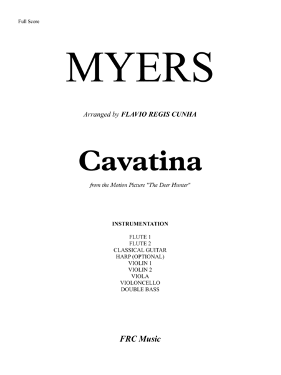 Cavatina Chamber Orchestra scores gallery preview page 2