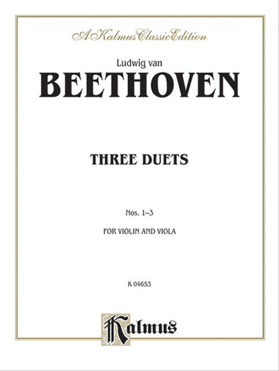 Three Duets Three Duets String Duet scores gallery preview page 1