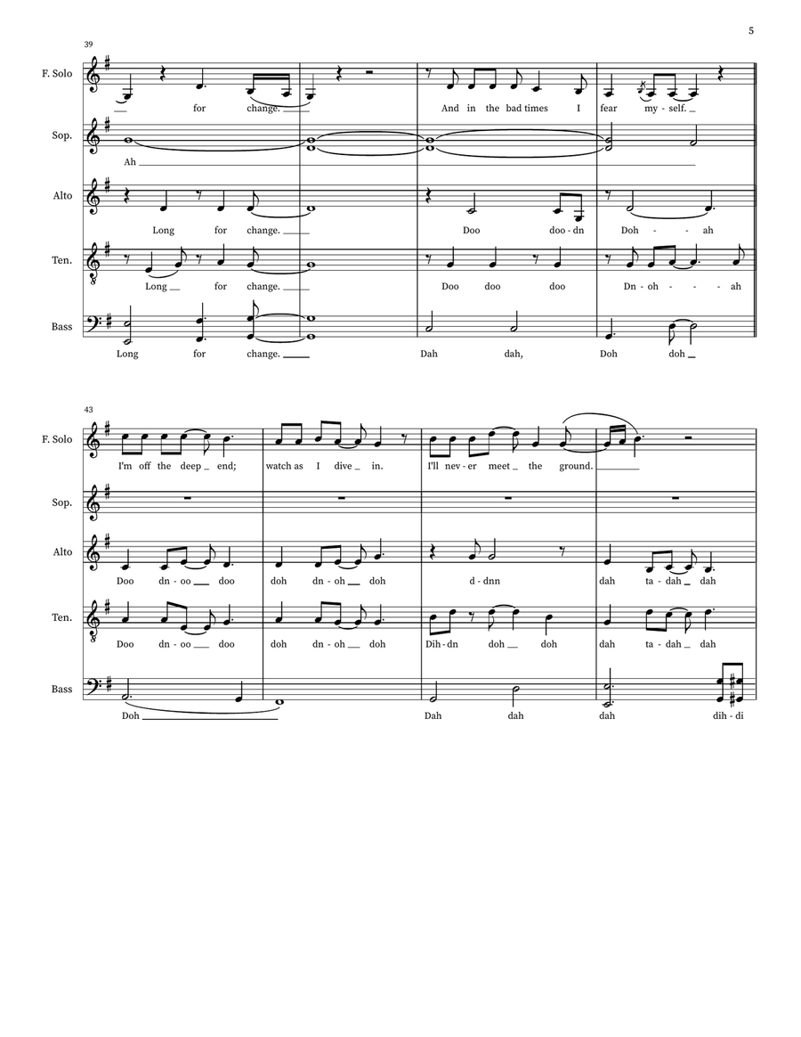 Shallow Choir scores gallery preview page 5