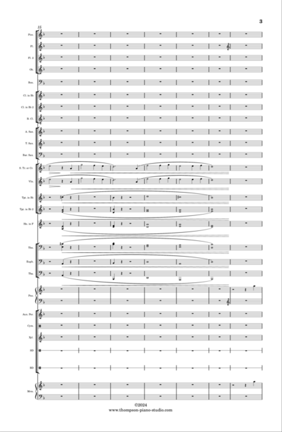 Paranormal Circus Concert Band scores gallery preview page 5