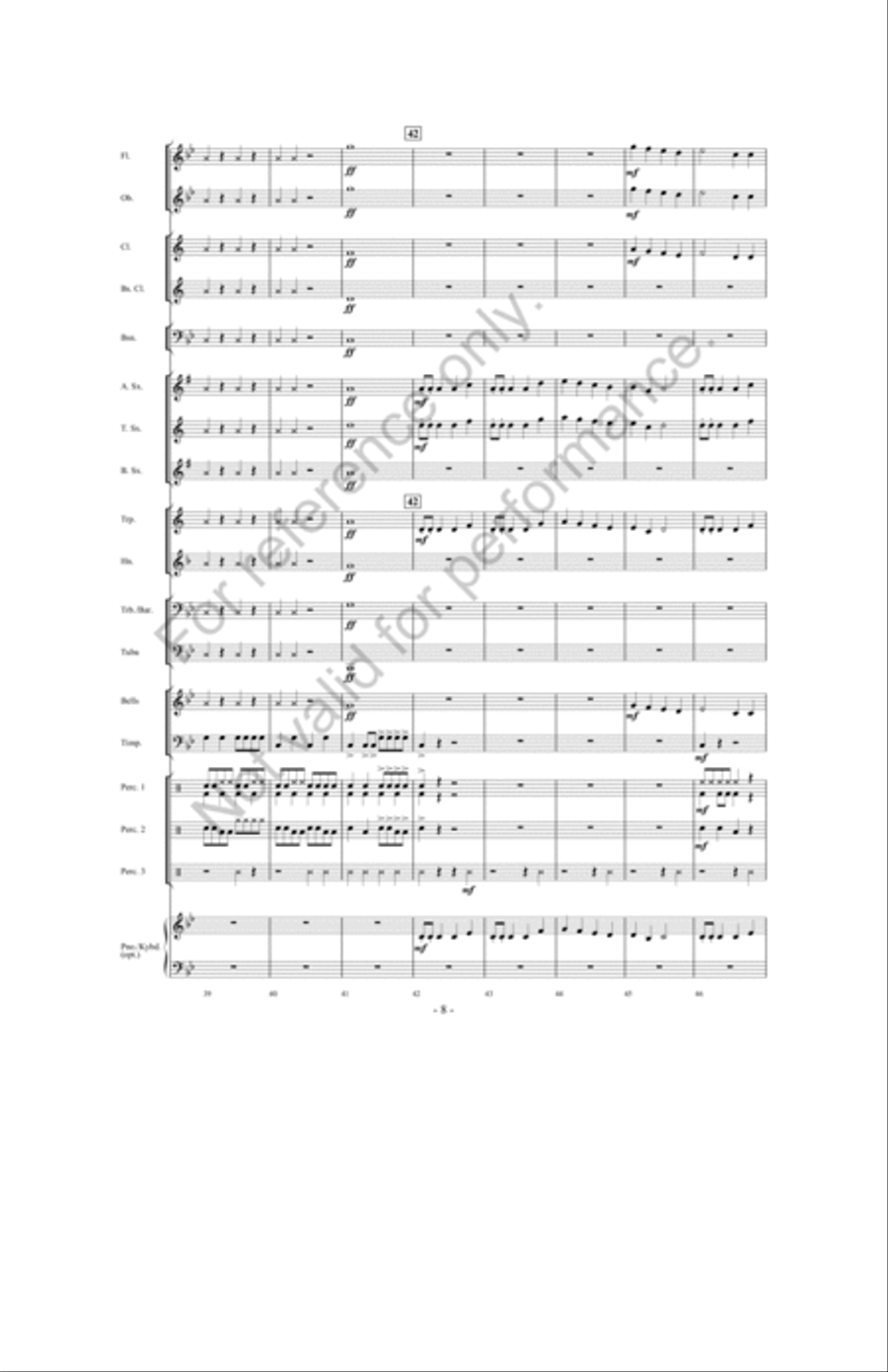 Zombie Stomp Zombie Stomp Concert Band scores gallery preview page 7
