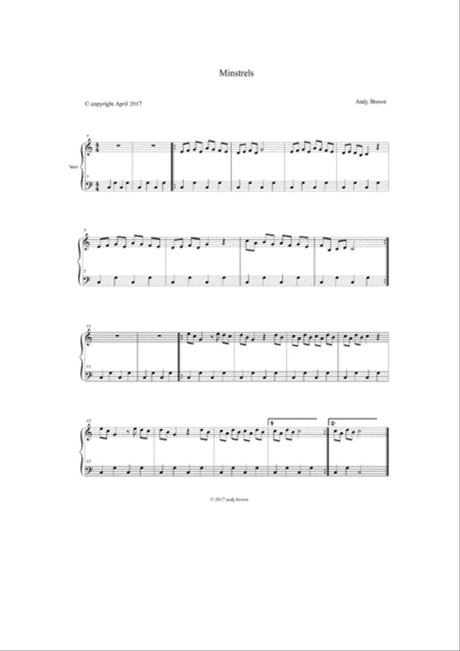 Four Pieces For Beginners On The Piano Piano Method scores gallery preview page 3