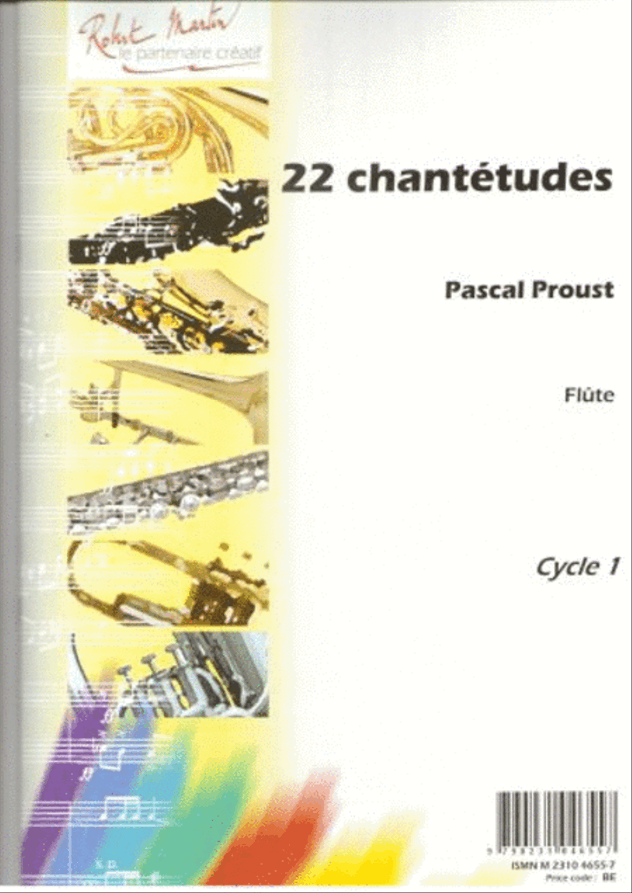 Chantétudes (22) for flûte Sacred scores gallery preview page 1