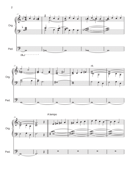 Trinité Éternelle for solo organ by Mark Andersen