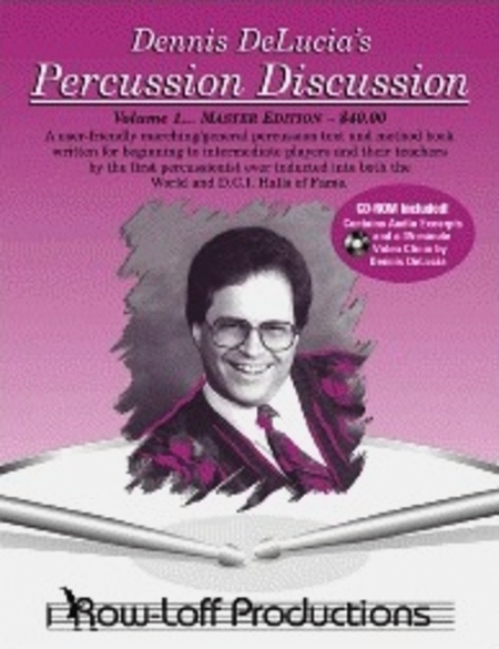 Dennis DeLucia's Percussion Discussion /Student Book /Bass Drums-Cymbals