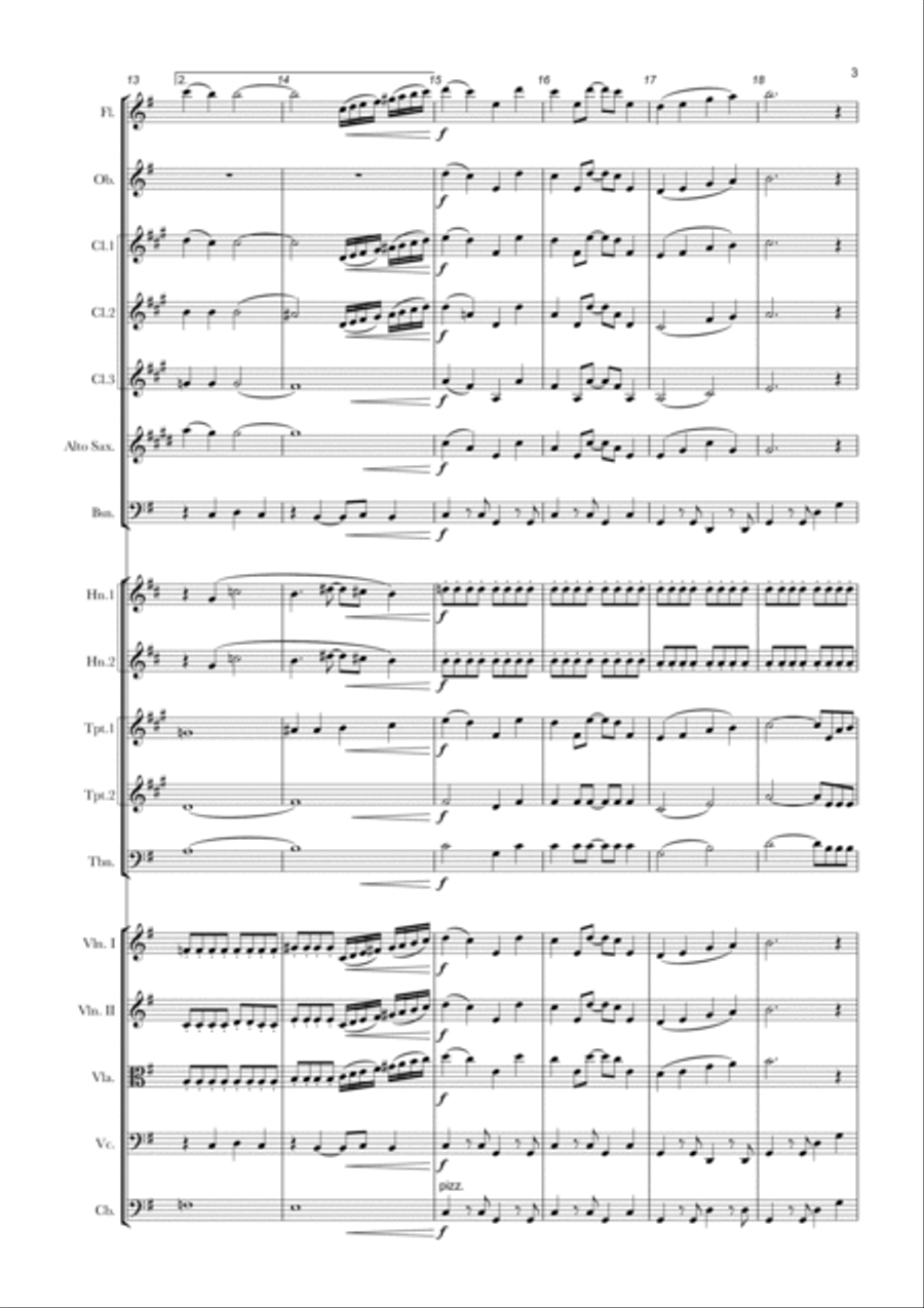 White Horses Full Orchestra scores gallery preview page 3
