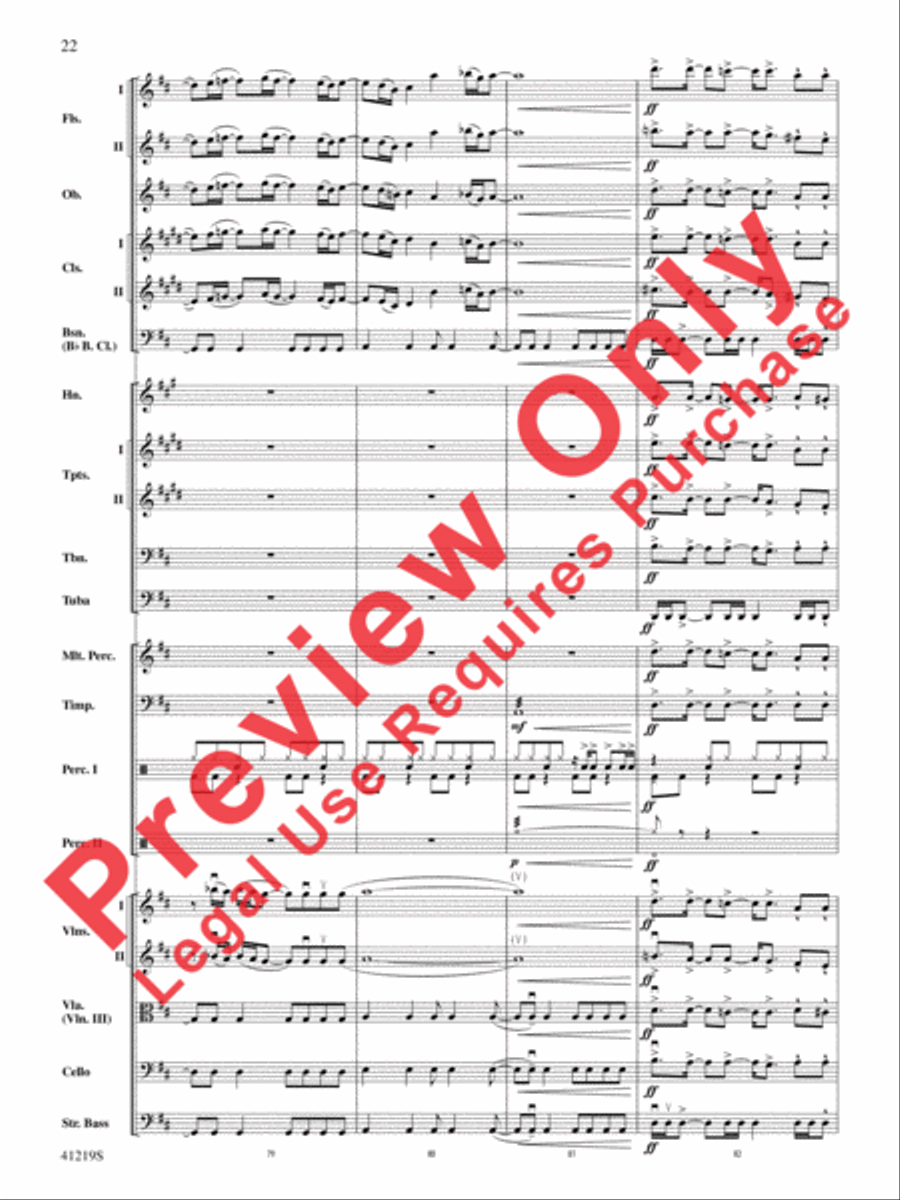 Led Zeppelin Reunion Full Orchestra scores gallery preview page 23