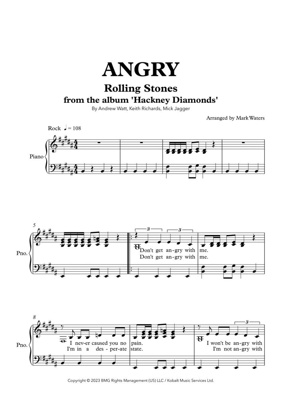 Angry Voice scores gallery preview page 1