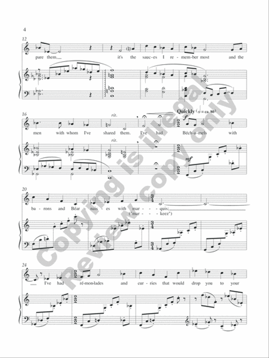 Songs of Sophistication Medium Voice scores gallery preview page 22