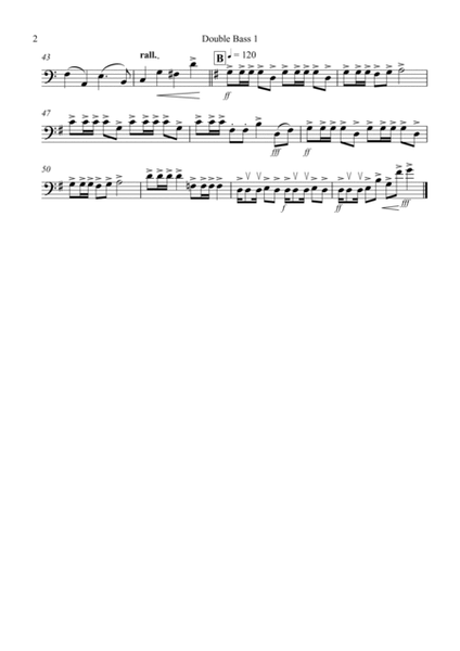Toreador's Song (fantasia from Carmen) for Double Bass Quartet image number null