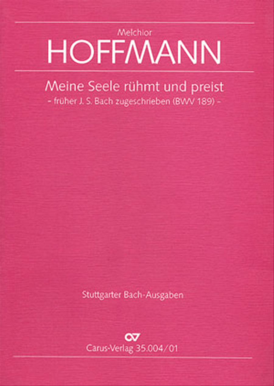 Meine Seele ruhmt und preist Recorder scores gallery preview page 1