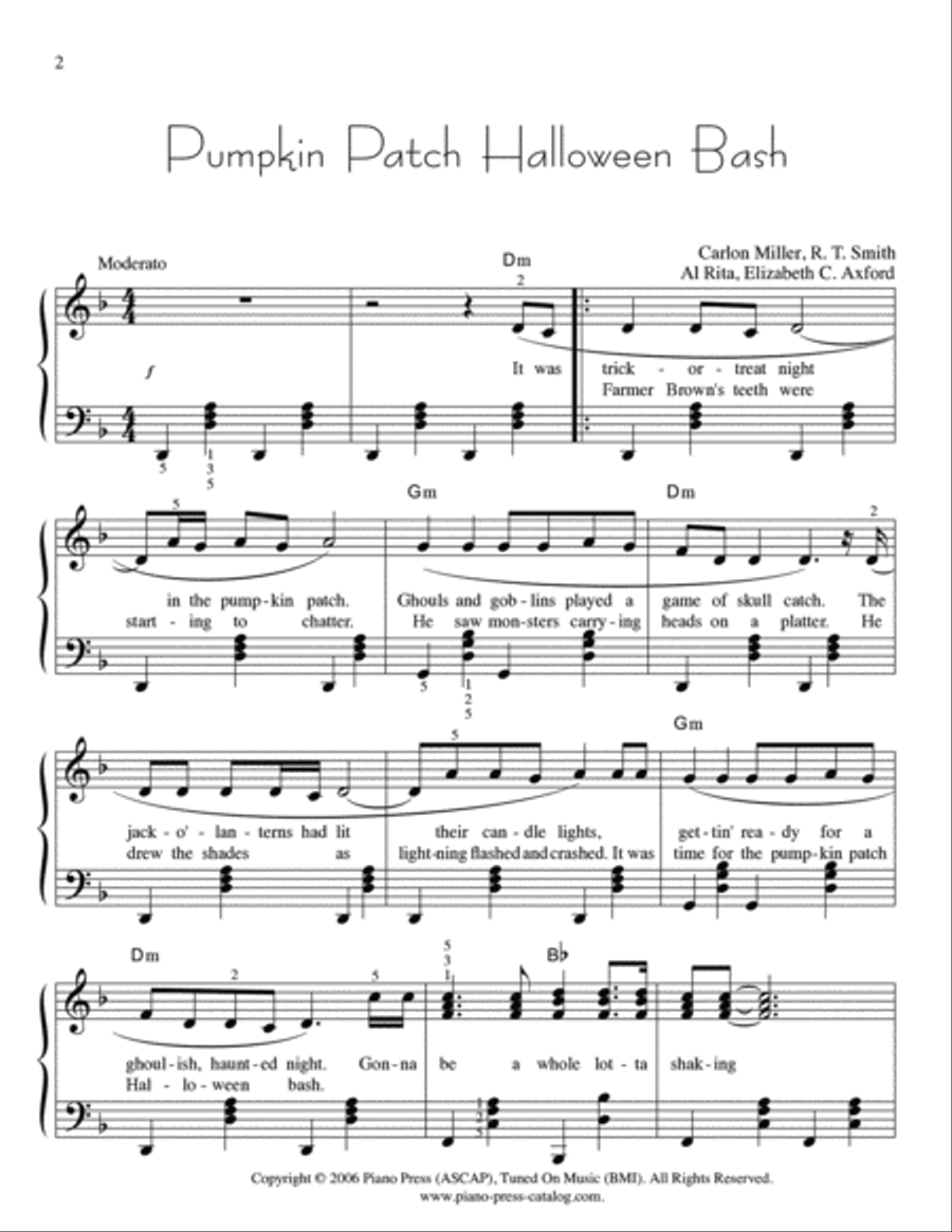 My Halloween Fun Book Level Four Piano Method scores gallery preview page 3