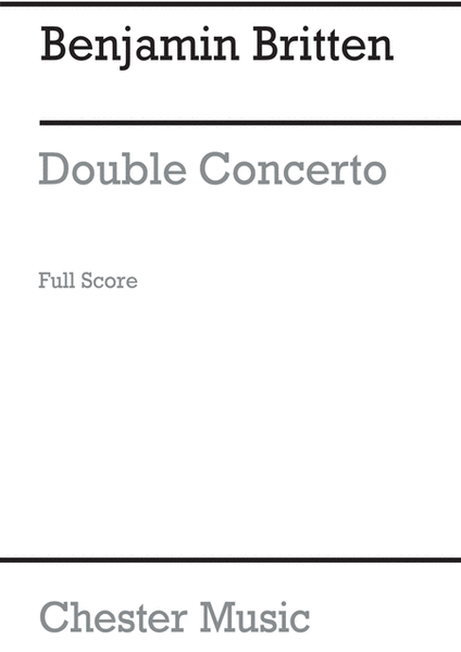 Double Concerto (Full Score)