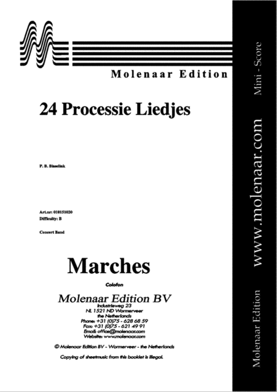 24 Processie Liedjes 24 Processie Liedjes Concert Band scores gallery preview page 2