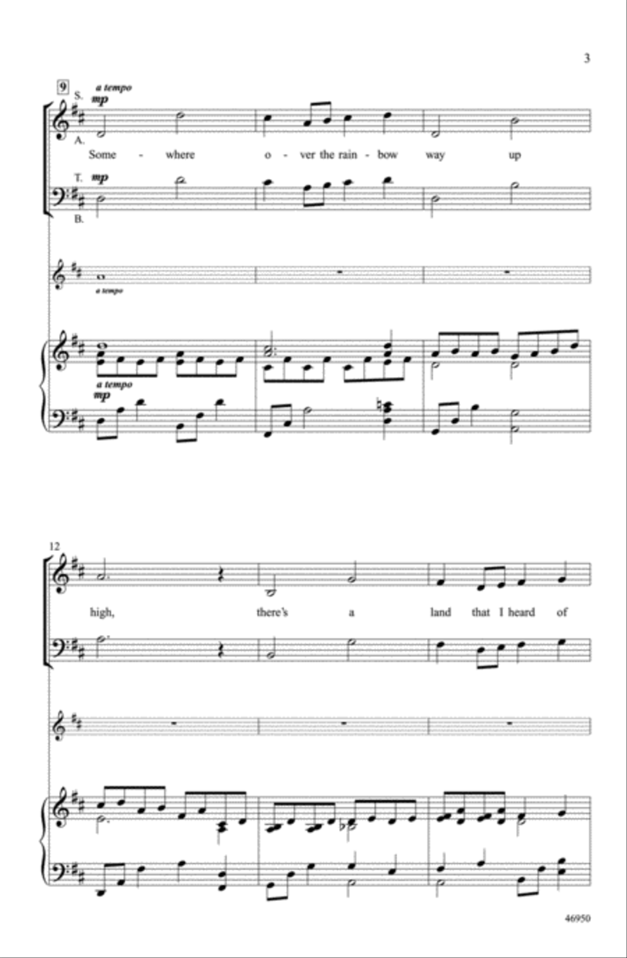 Over the Rainbow Choir scores gallery preview page 2
