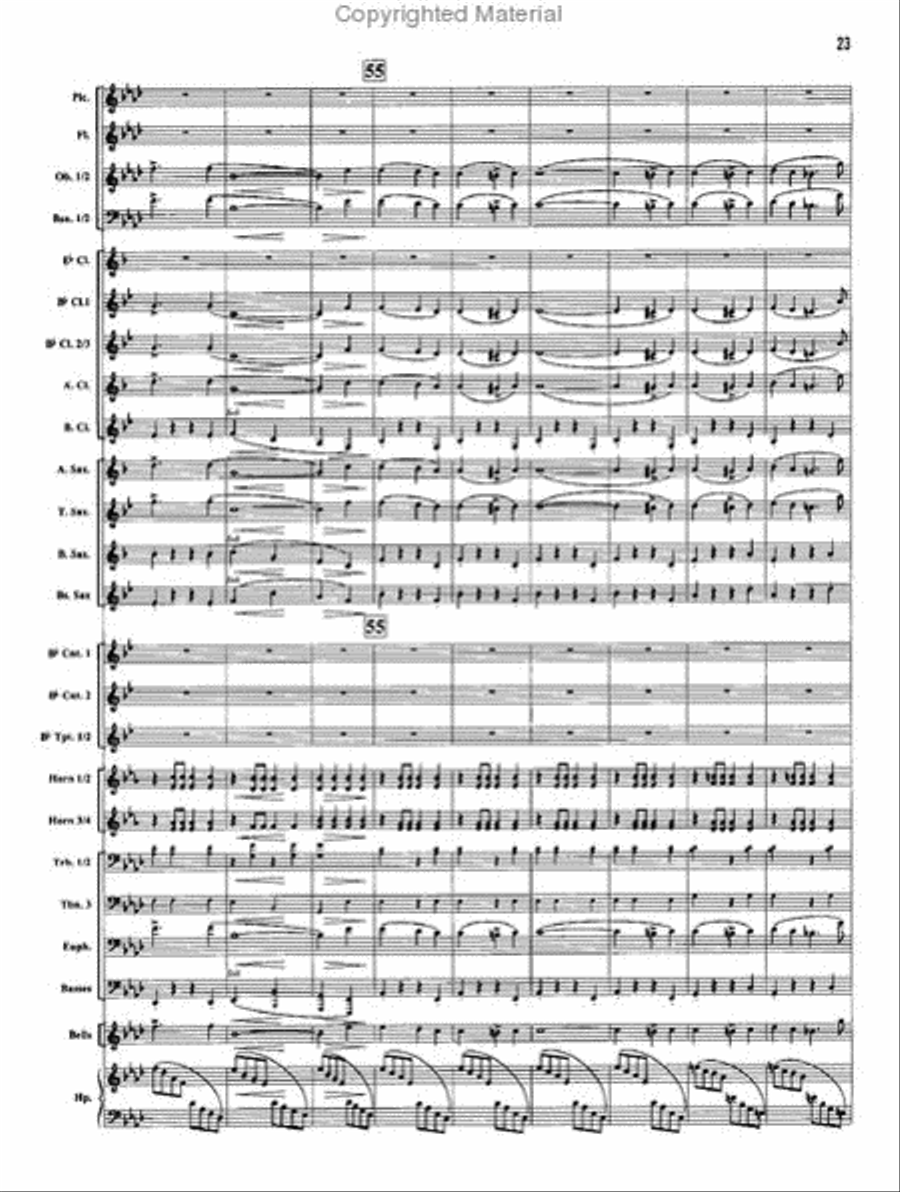 The Stars and Stripes Forever Concert Band scores gallery preview page 7