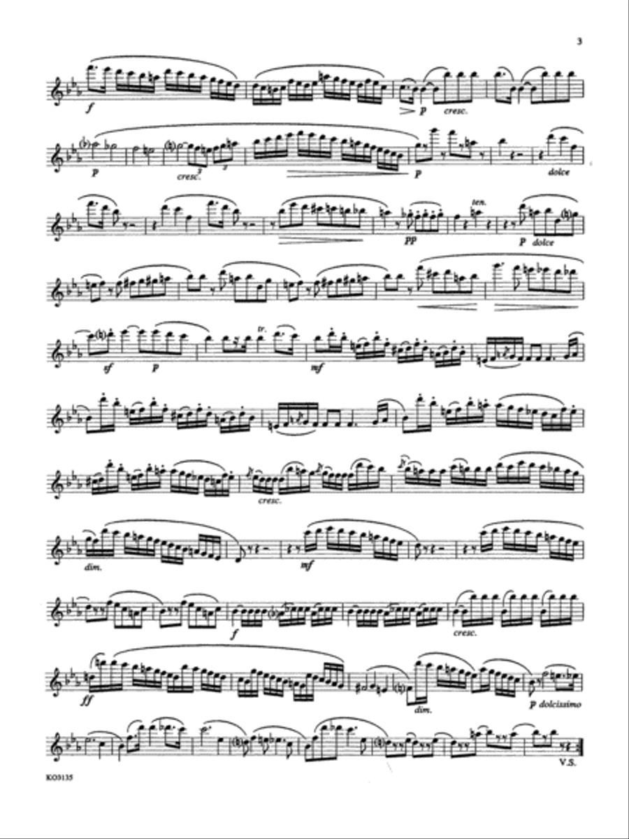 Three Grand Trios, Op. 86: Flute Woodwind Trio scores gallery preview page 3