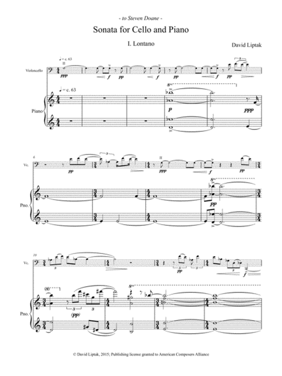 [Liptak] Sonata for Cello and Piano