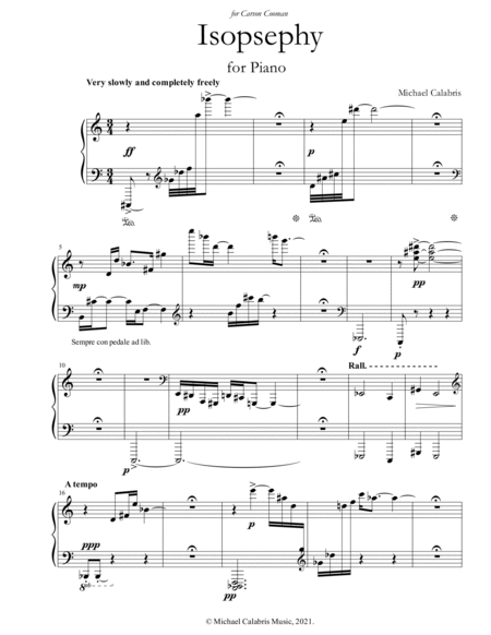 Isopsephy (for Piano)