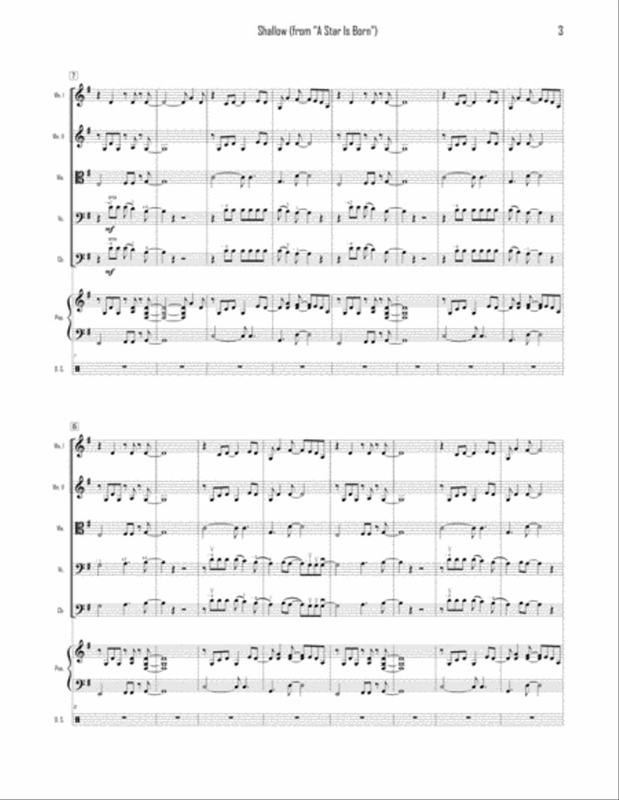 Shallow String Quartet scores gallery preview page 3