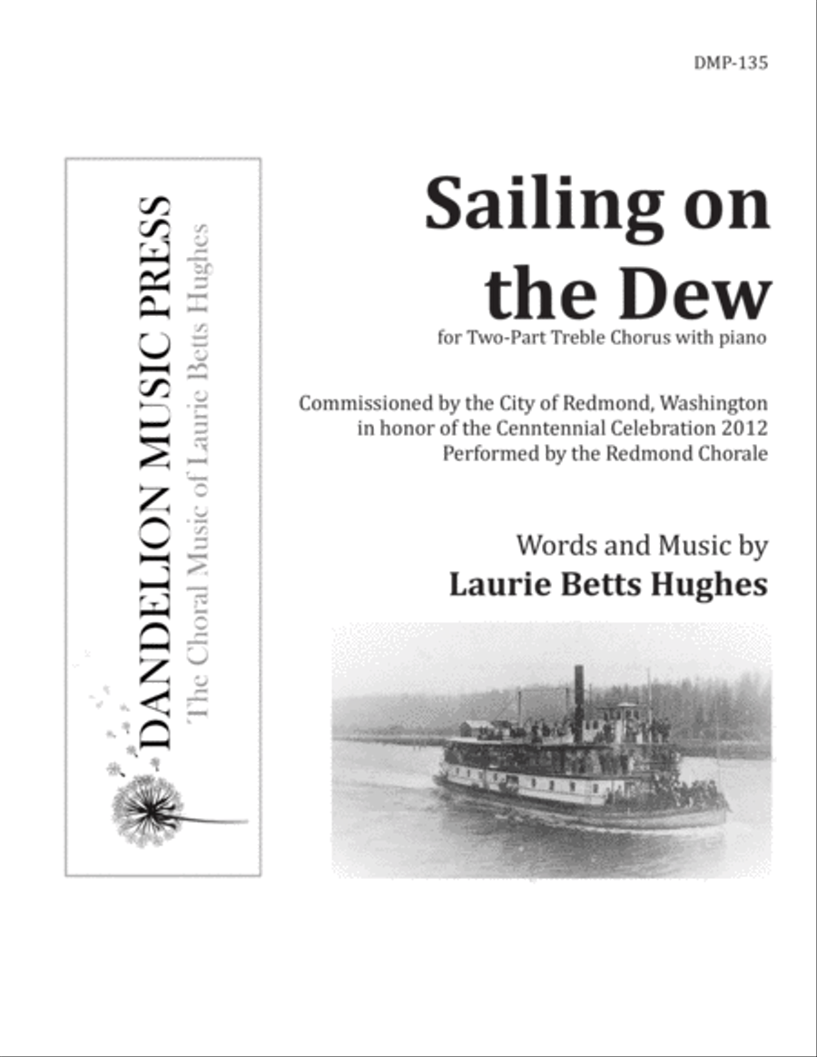Sailing on the Dew [Two-Part Treble] SA scores gallery preview page 1